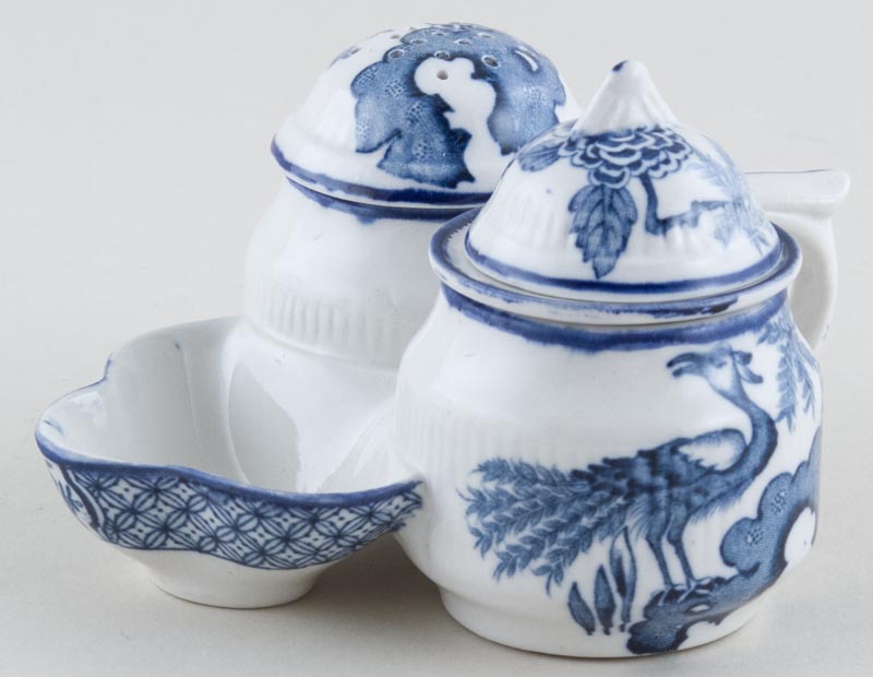 Condiment Set Trefoil c1920s
